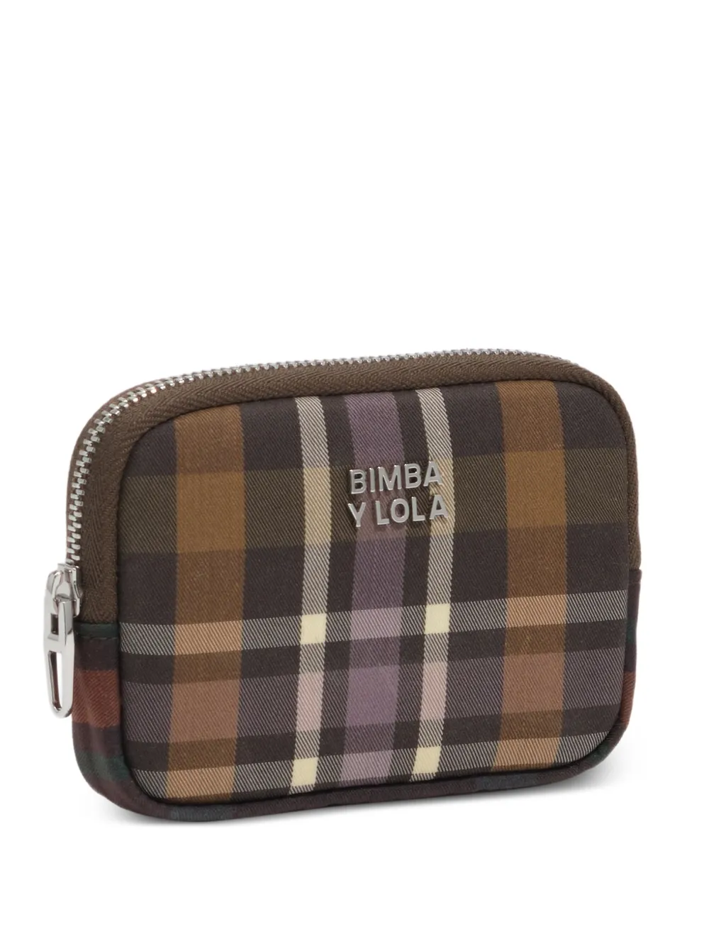 BIMBA Y LOLA coated hunter green tartan coin purse coated hunter green tartan coin purse coated hunter green tartan coin purse coated hunter green ...