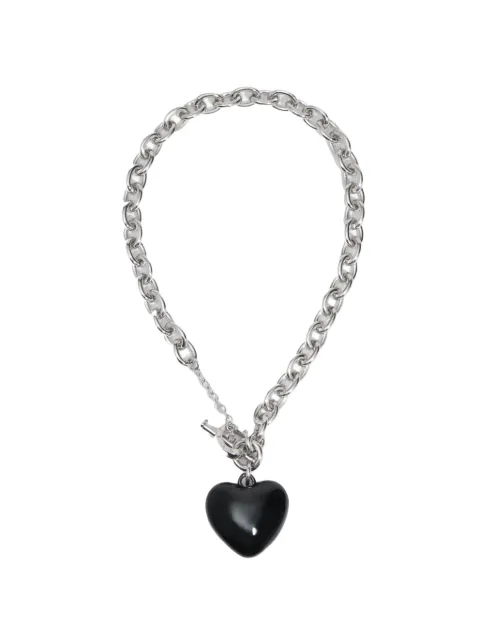 BIMBA Y LOLA black heart chain necklace