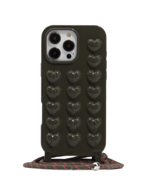 BIMBA Y LOLA funda para iPhone 15 PRO MAX de silicona verde oscuro brillante