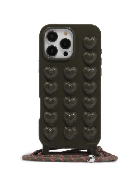 BIMBA Y LOLA Dunkelgrün glänzende Silikonhülle für iPhone 15 PRO MAX