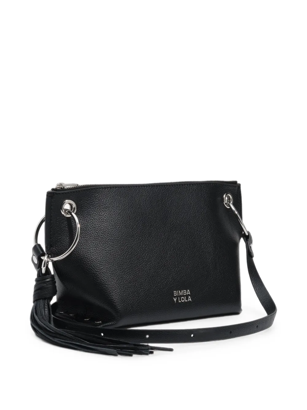 BIMBA Y LOLA Medium Trapecio leren tas Zwart
