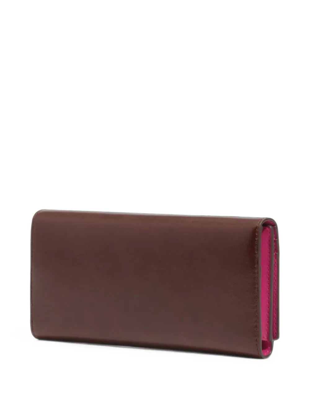 BIMBA Y LOLA Continental leren portemonnee Bruin