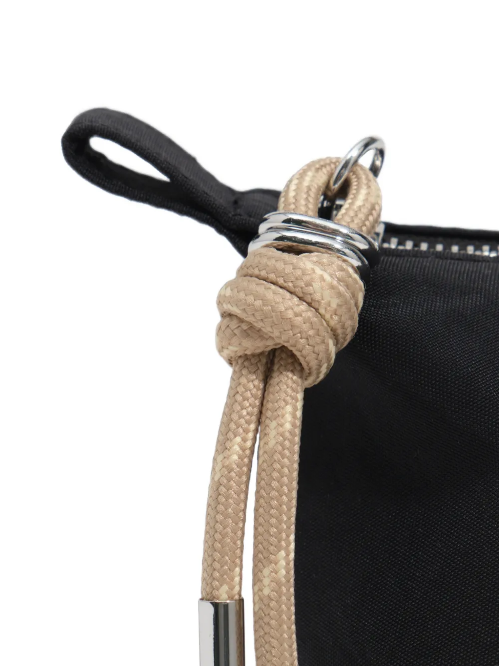 BIMBA Y LOLA Kleine Trapecio nylon make-up tas Zwart
