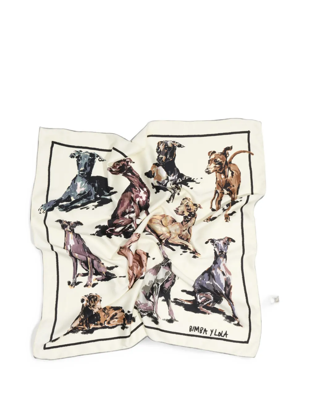 BIMBA Y LOLA Sjaalbedel Wit