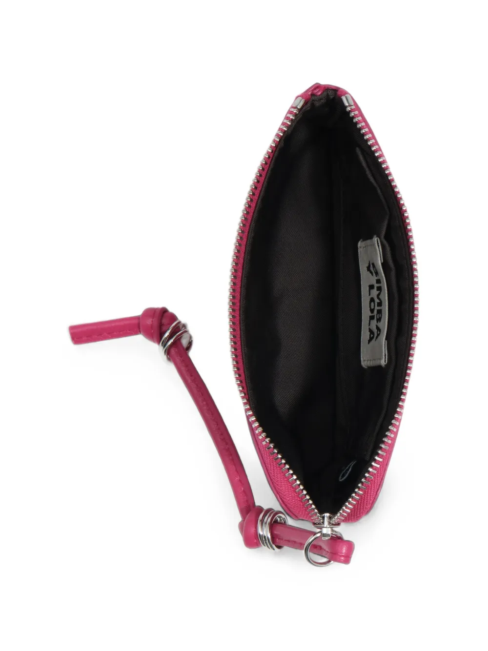 BIMBA Y LOLA Kleine leren portemonnee Roze