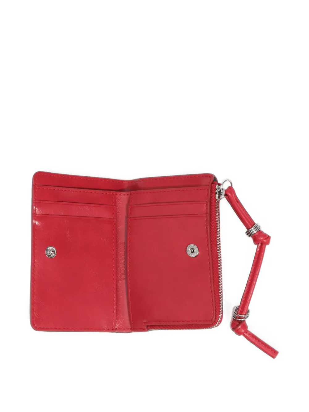 BIMBA Y LOLA Compacte leren portemonnee Rood