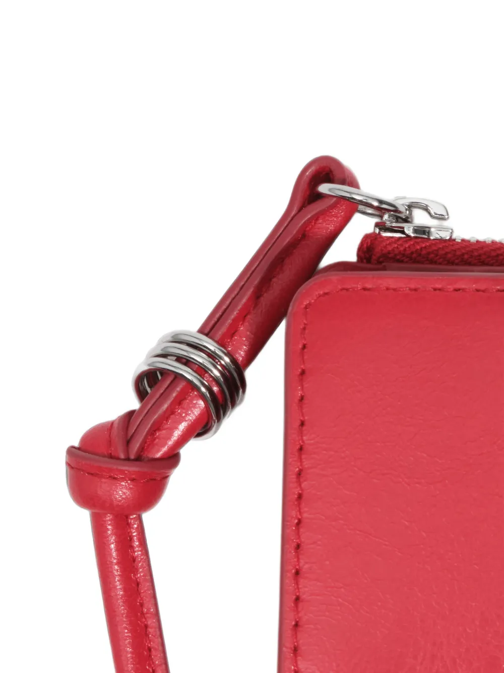 BIMBA Y LOLA Compacte leren portemonnee Rood