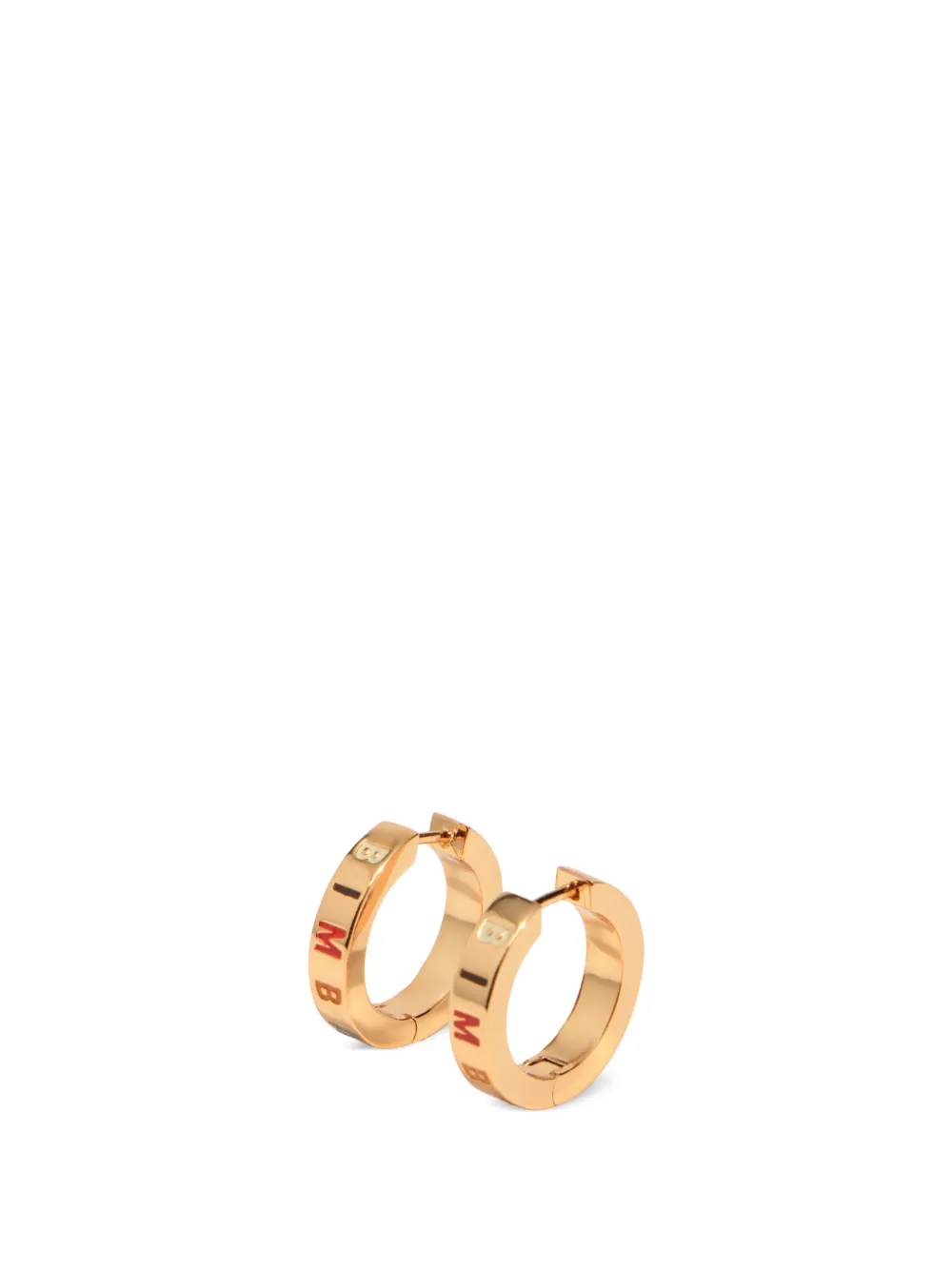 BIMBA Y LOLA Orecchini a cerchio con logo - Oro
