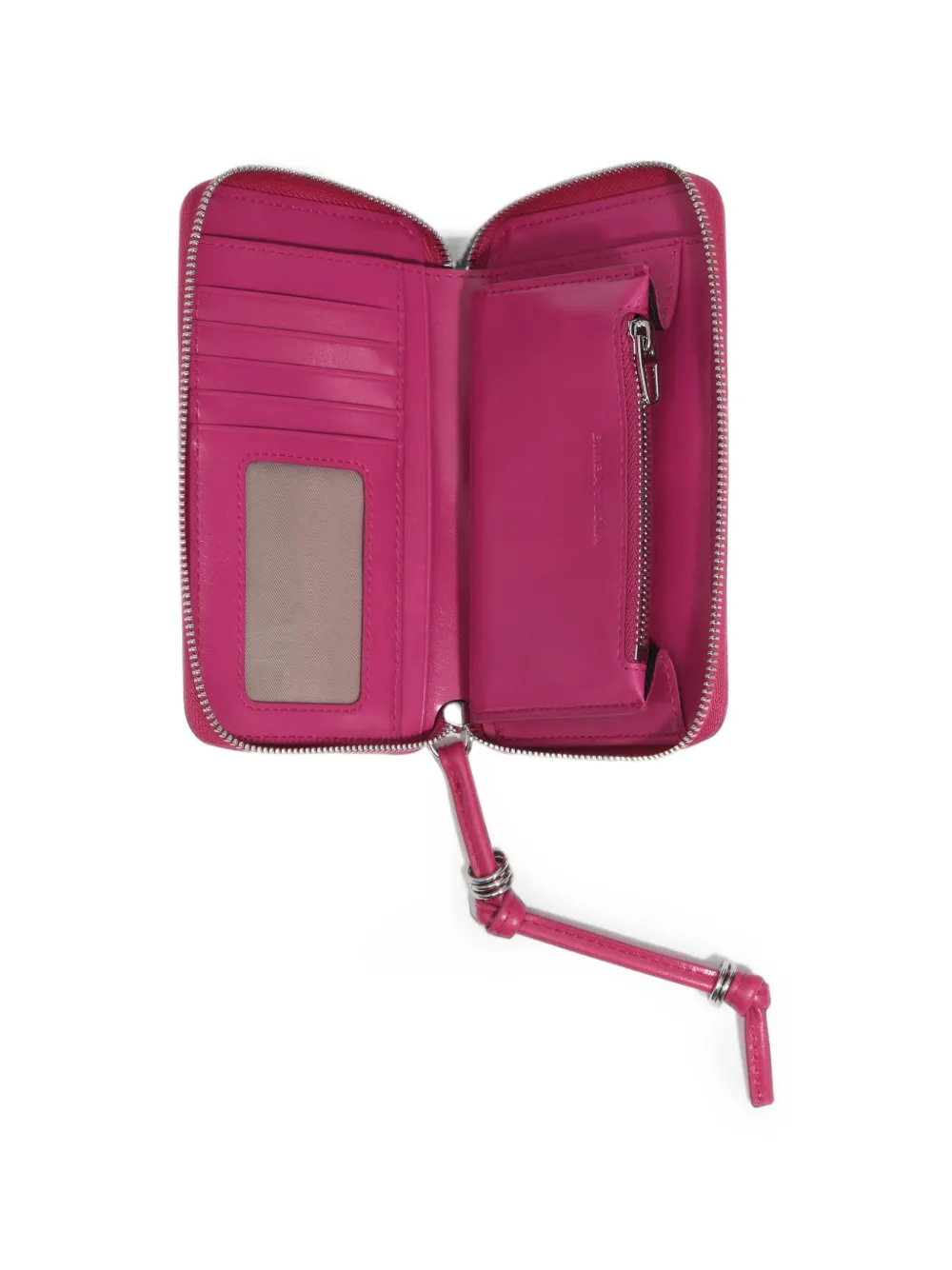 BIMBA Y LOLA Medium leren portemonnee Roze