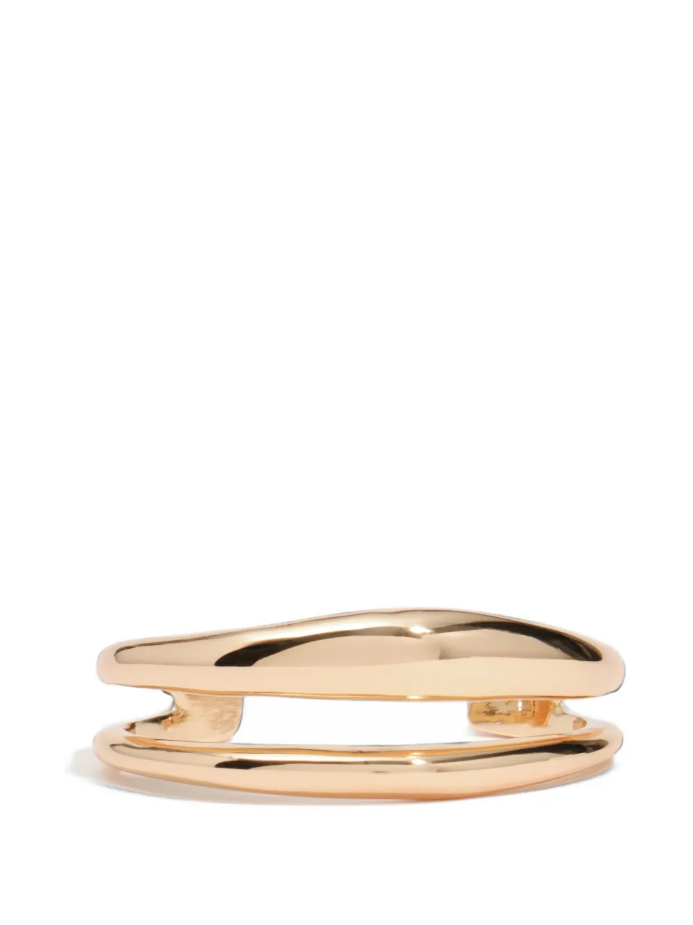 BIMBA Y LOLA gold-tone metal bracelet with irregular bands - Oro