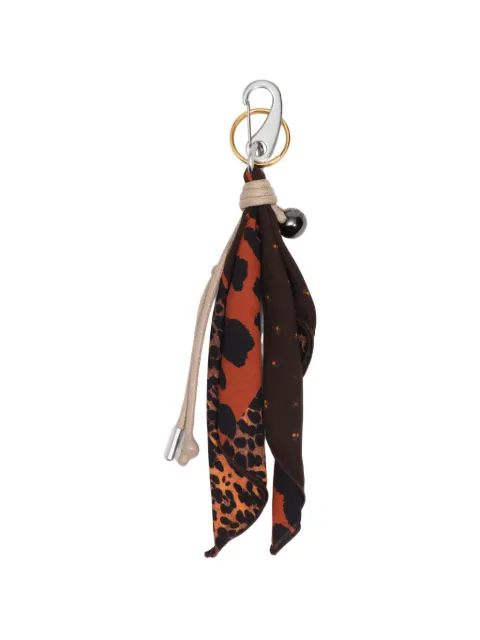 BIMBA Y LOLA patchwork scarf key ring