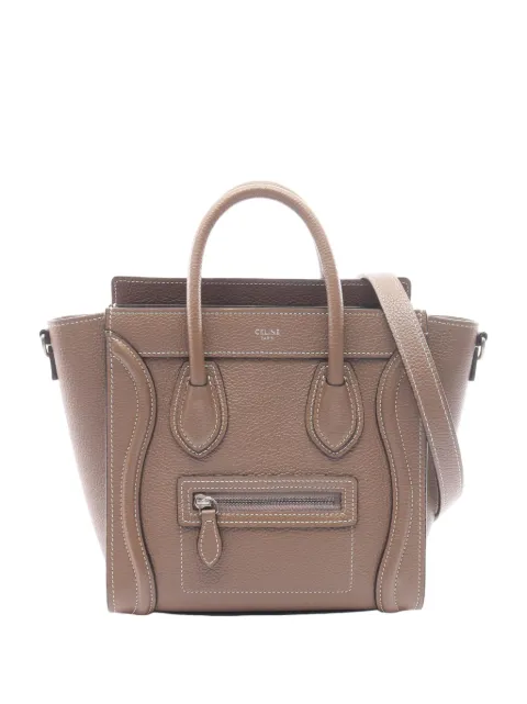 Celine Pre-Owned mini sac à bandoulière en cuir Luggage Tote (2010-2026)