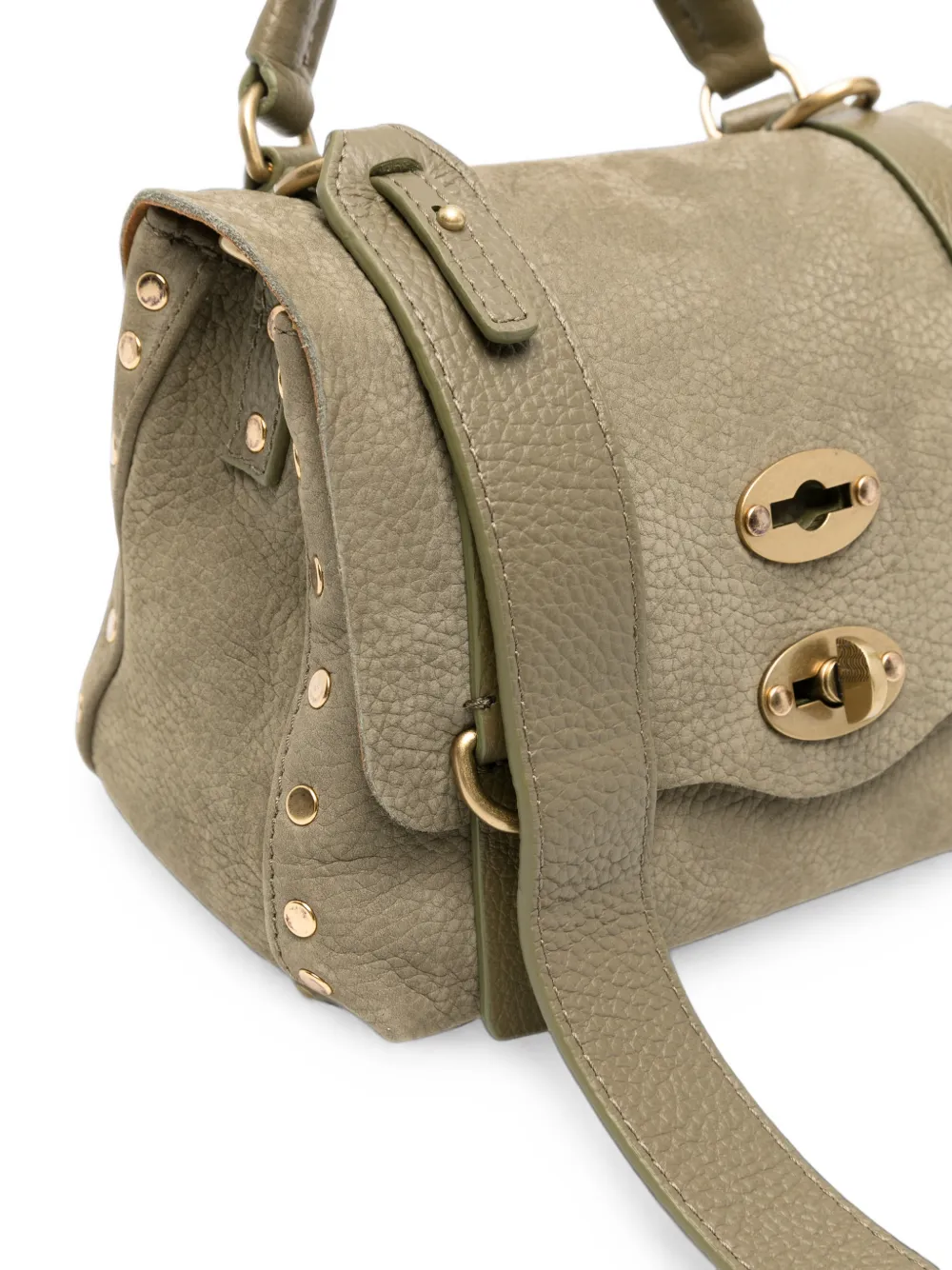 Zanellato Baby Postina nubuckleren shopper Groen