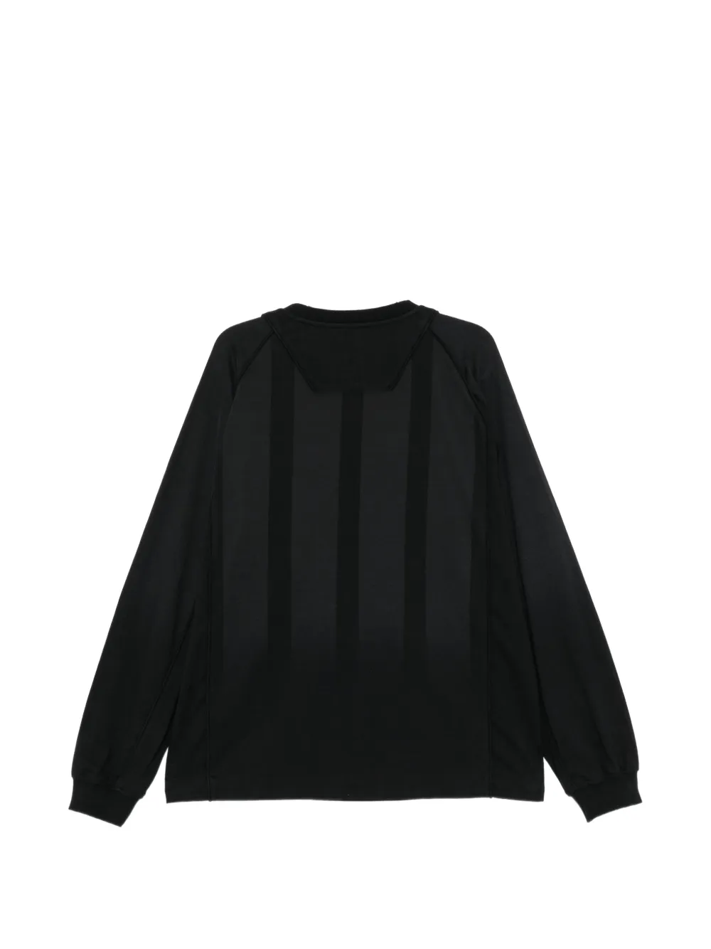 Juun.J striped long-sleeve sweatshirt Zwart