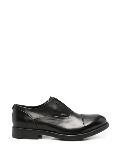 LeQarant cap-toe leather loafers