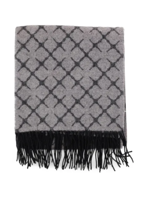 By Malene Birger bufanda Ortega con ribete de flecos y motivo geométrico