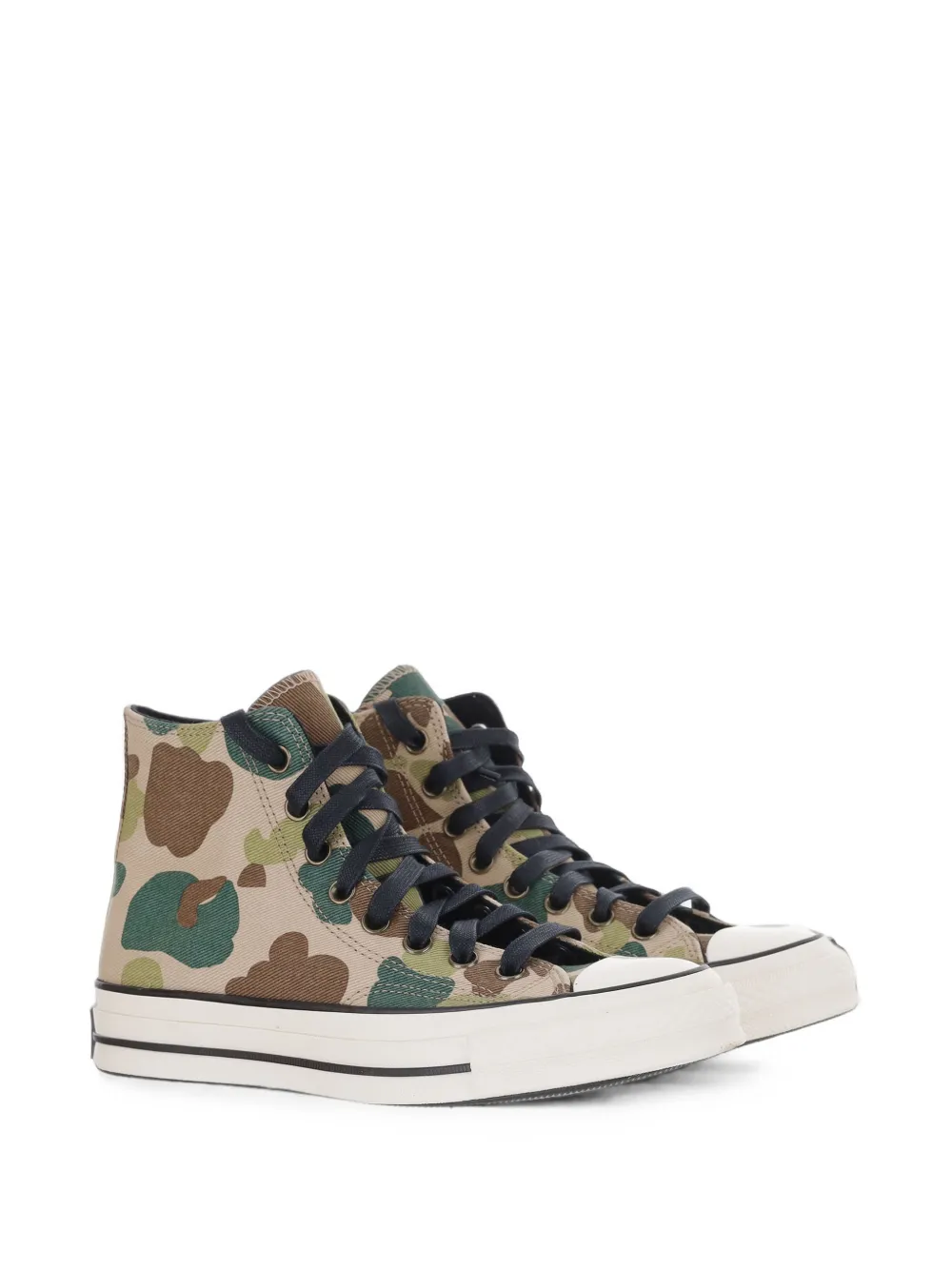 Converse Chuck 70 camouflage-print high-top sneakers Beige