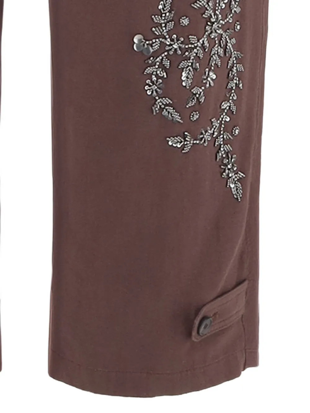 Stella McCartney Broek met ballonpijpen verfraaid met kralen Bruin