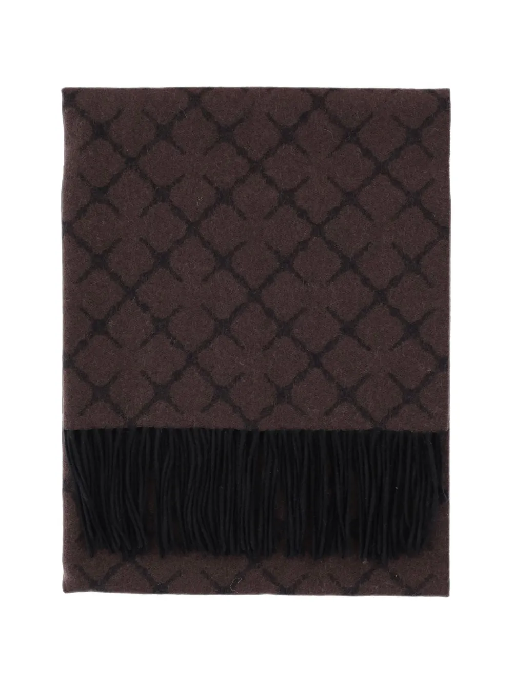 By Malene Birger Ortega monogram scarf - Marrone
