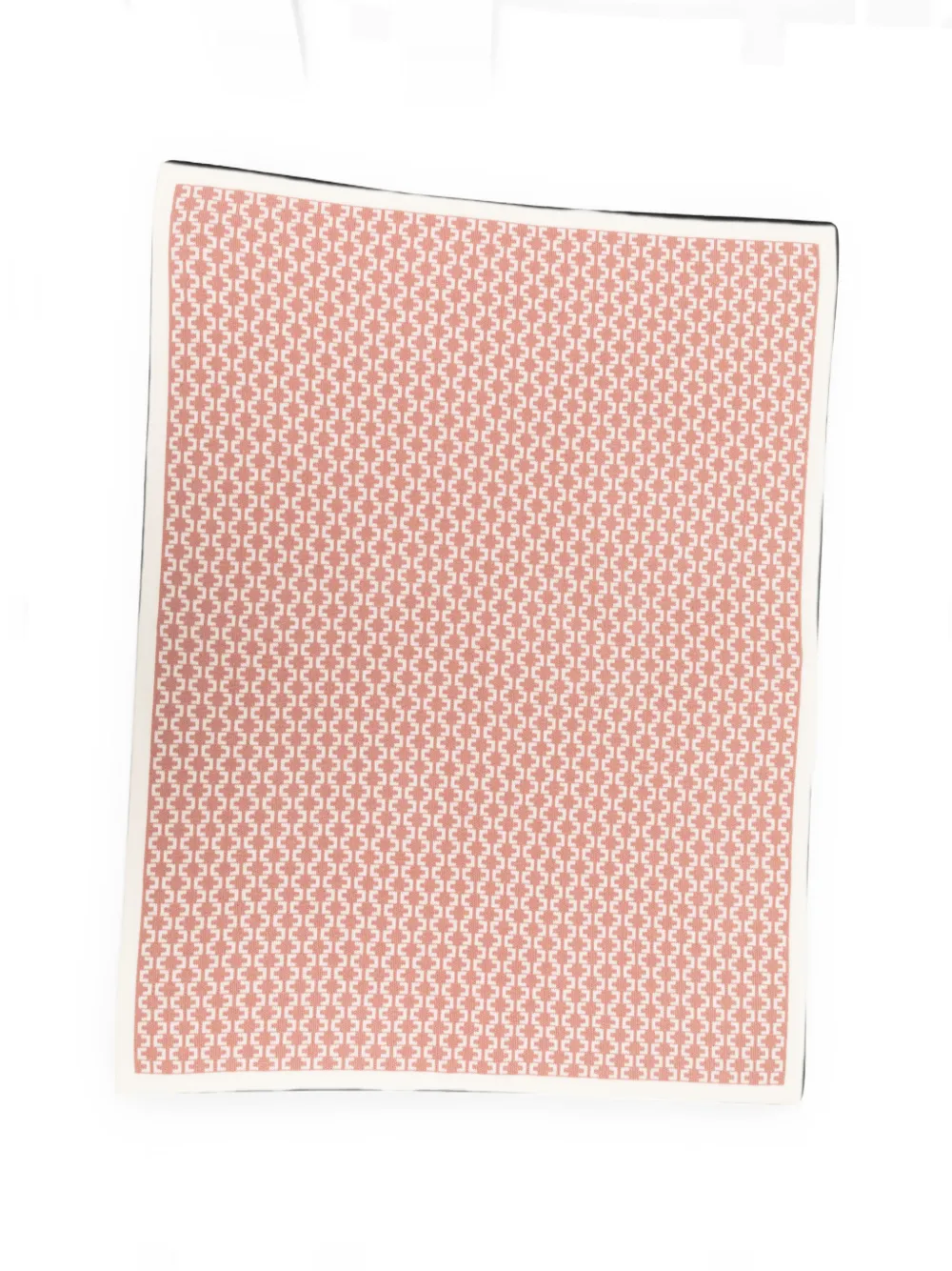Elisabetta Franchi La Mia Bambina monogram-pattern blanket - Rosa