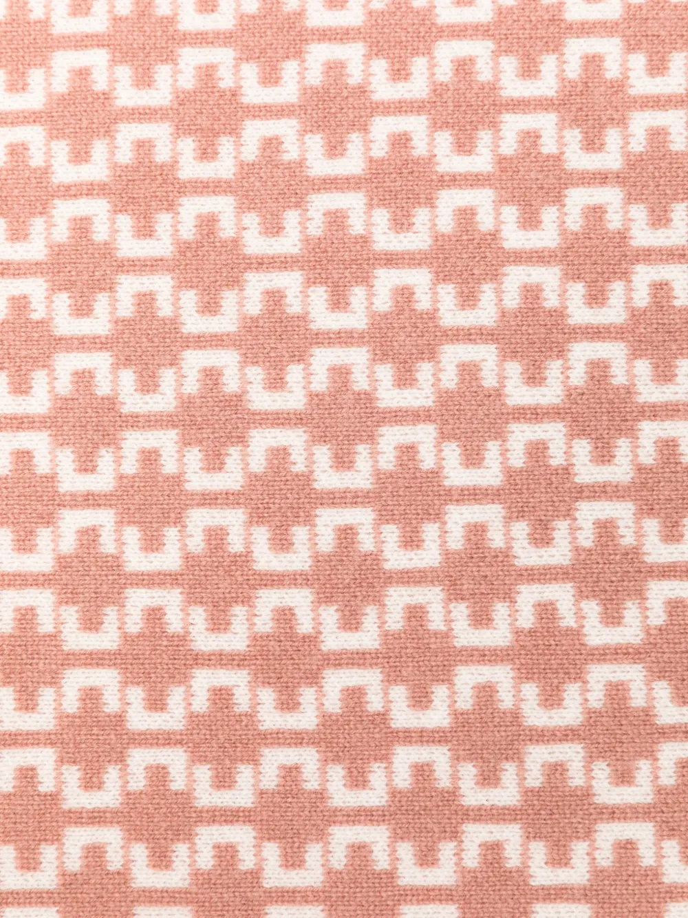 Elisabetta Franchi La Mia Bambina Deken met monogram-print Roze