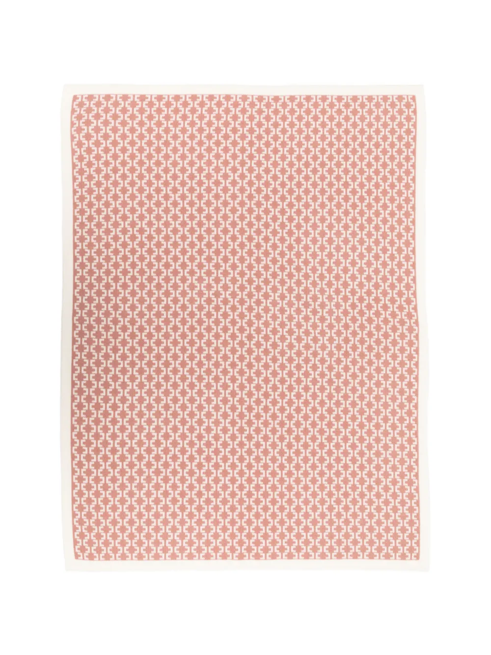 Elisabetta Franchi La Mia Bambina monogram-pattern blanket - Rosa