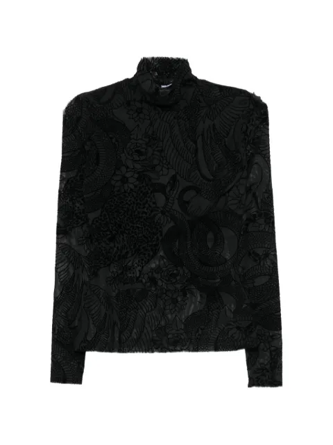 Just Cavalli camiseta con animal print en devoré