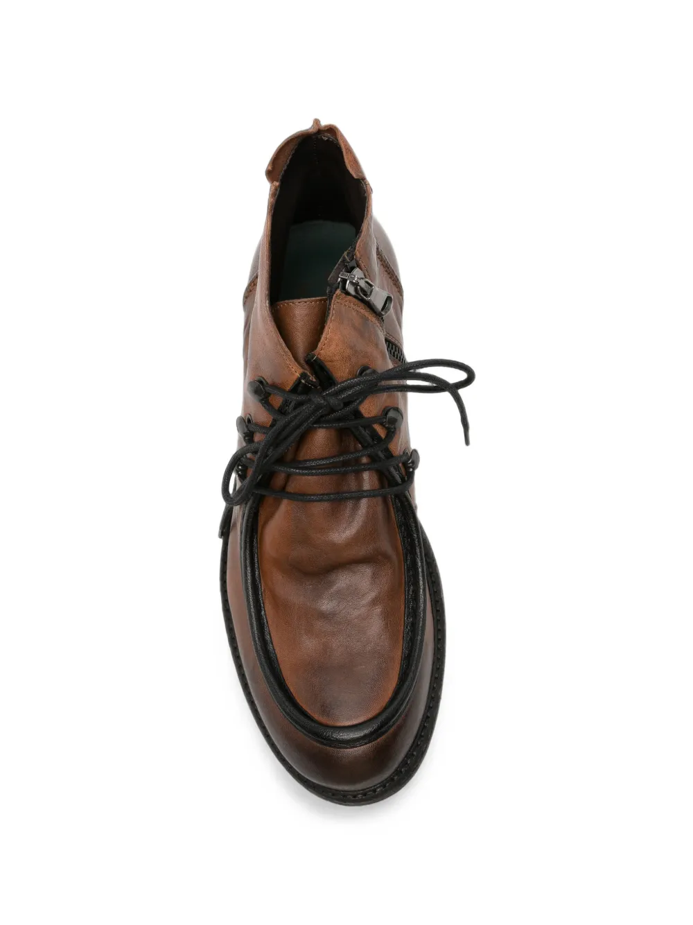 LeQarant lace-up leather ankle boots Bruin