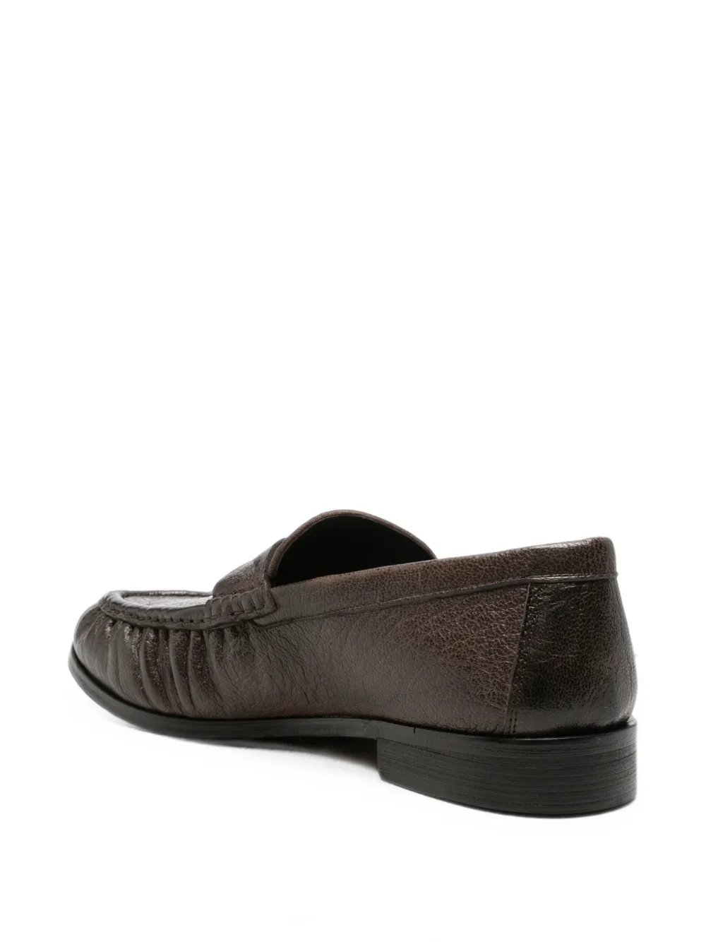 LeQarant grainy-effect loafers Bruin