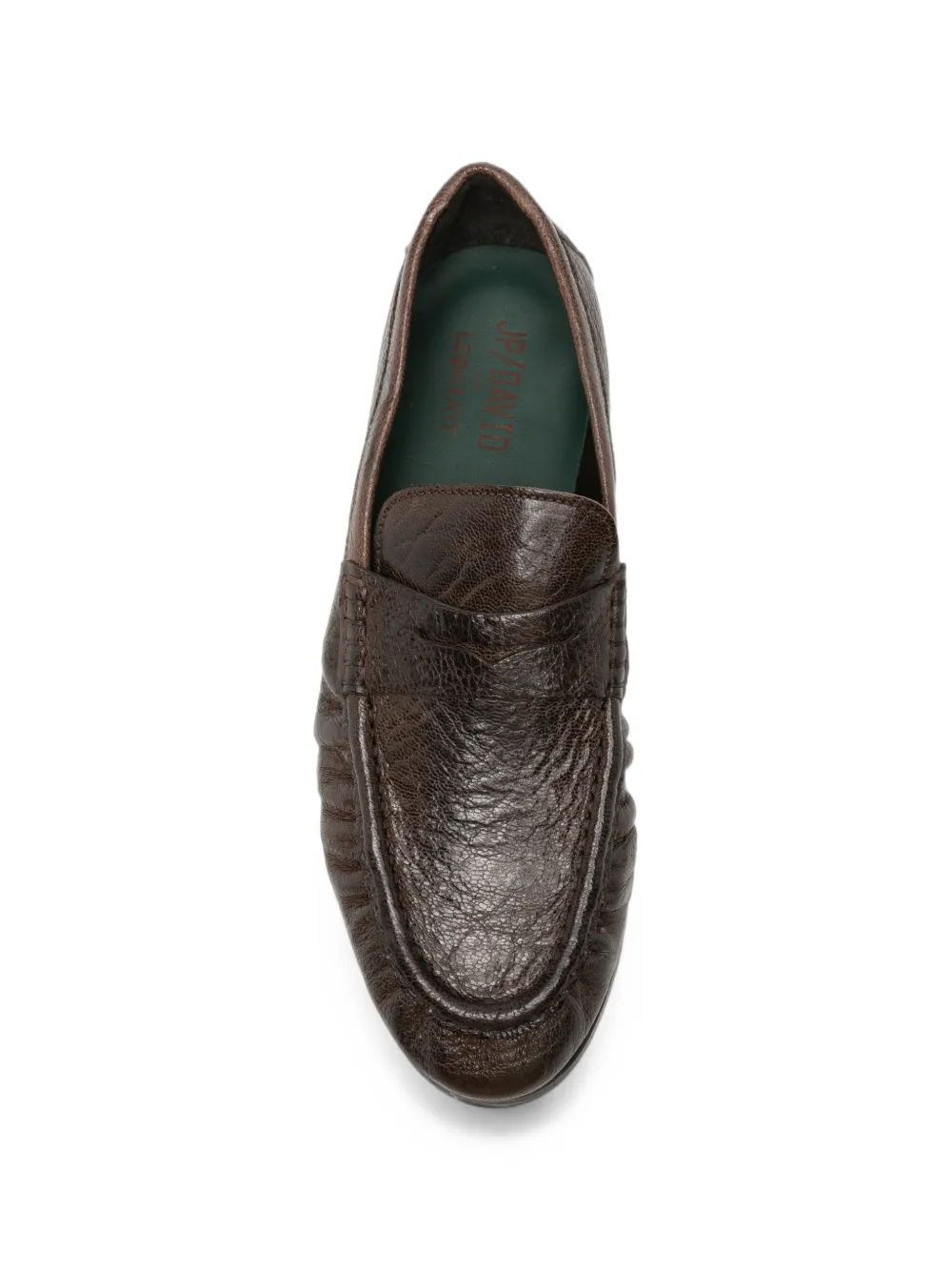 LeQarant grainy-effect loafers Bruin