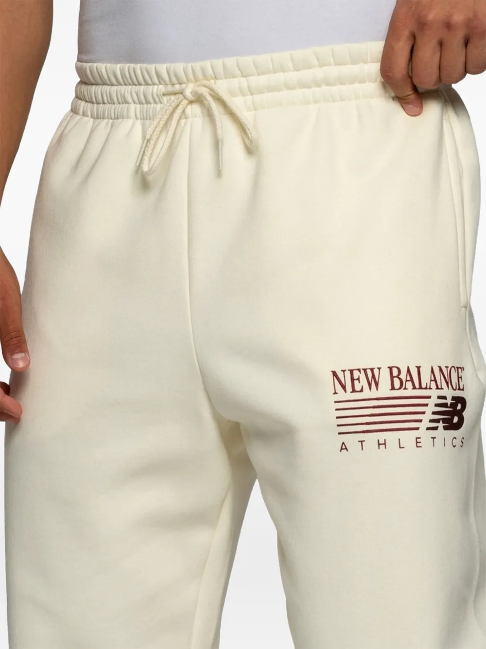 New Balance Trainingsbroek met print Beige