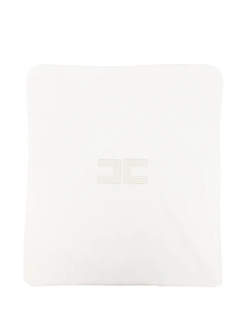 Elisabetta Franchi La Mia Bambina logo-detail blanket