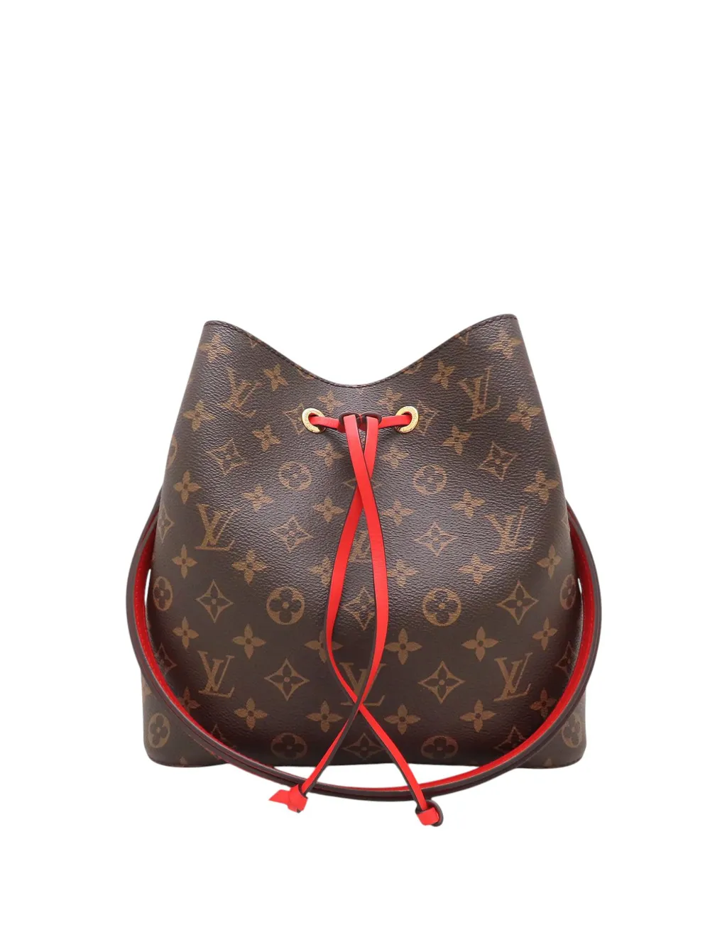 Louis Vuitton Pre-Owned 2017 Monogram Neonoe MM bucket bag - Brown