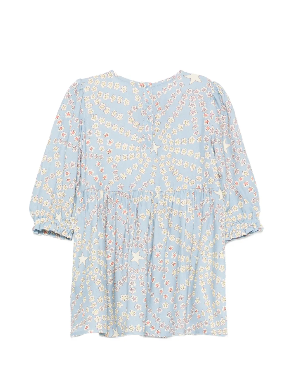 Stella McCartney Kids Gelaagde jurkset met ster-print Blauw