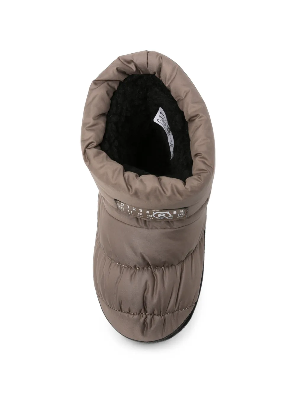 MM6 Maison Margiela Kids padded boots Grijs