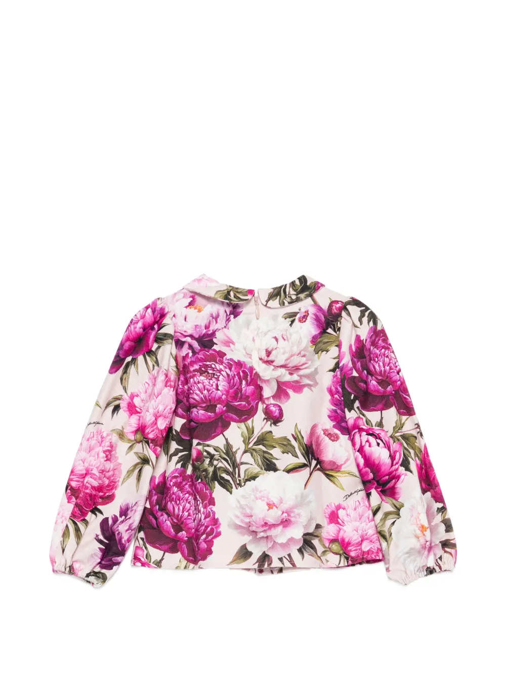 Dolce & Gabbana Kids Shirt met bloemenprint Roze