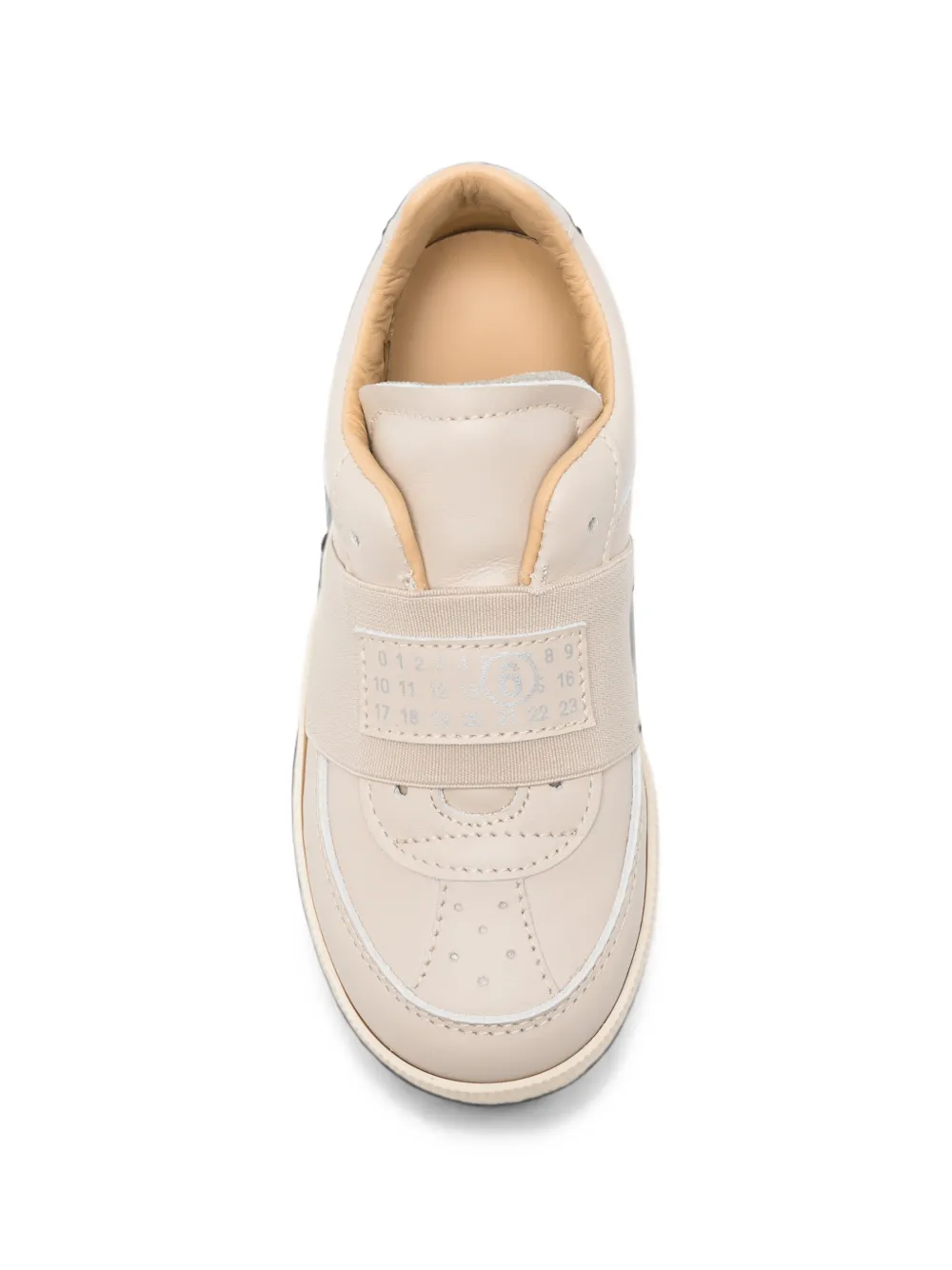 MM6 Maison Margiela Kids elasticated-strap sneakers Beige