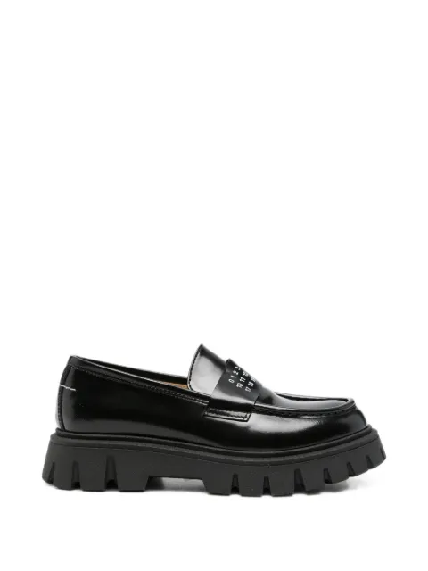 MM6 Maison Margiela Kids logo-print loafers