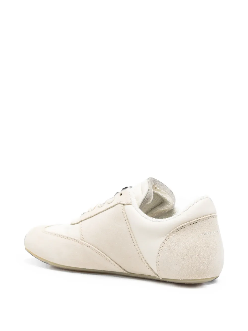 MM6 Maison Margiela Kids logo-print sneakers Beige