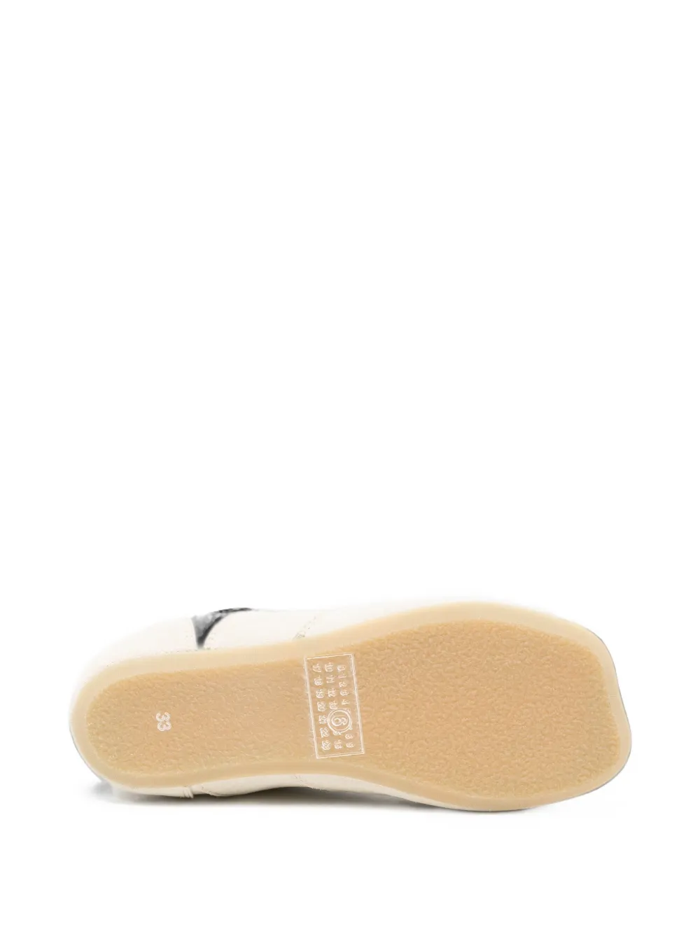 MM6 Maison Margiela Kids logo-print sneakers Beige