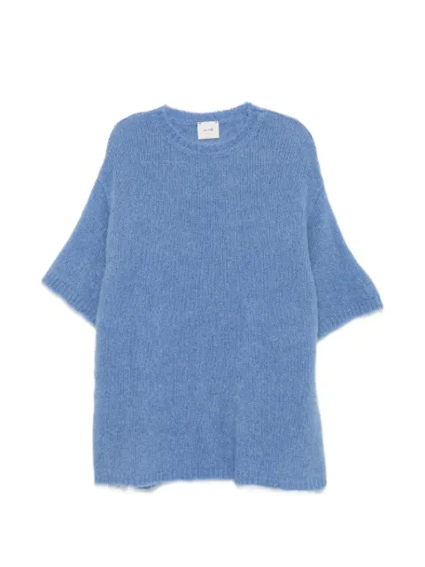 Alysi short-sleeve knitted sweater