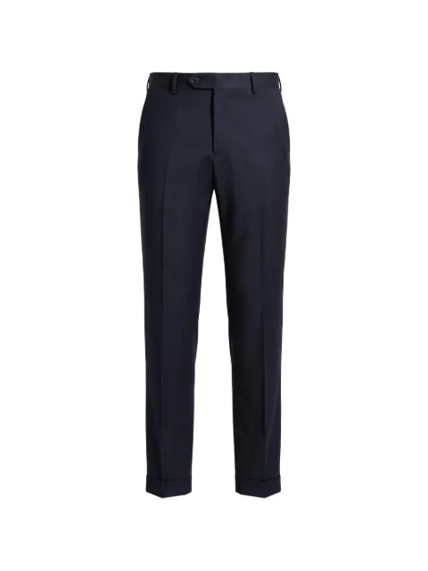 Peserico pressed-crease turn-up trousers