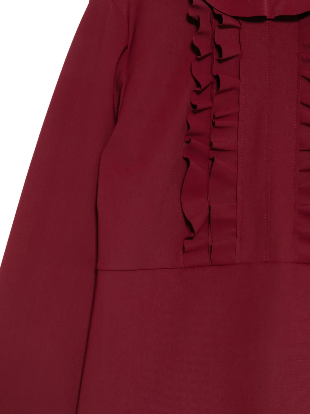 Il Gufo Jurk met ruches Rood