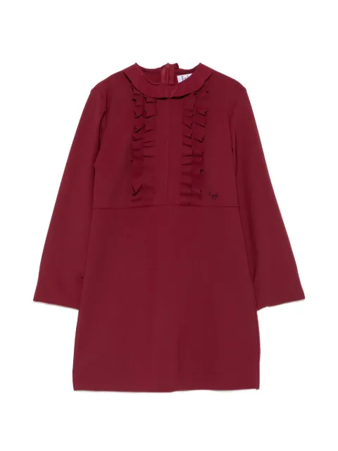 Il Gufo ruffled long-sleeve dress