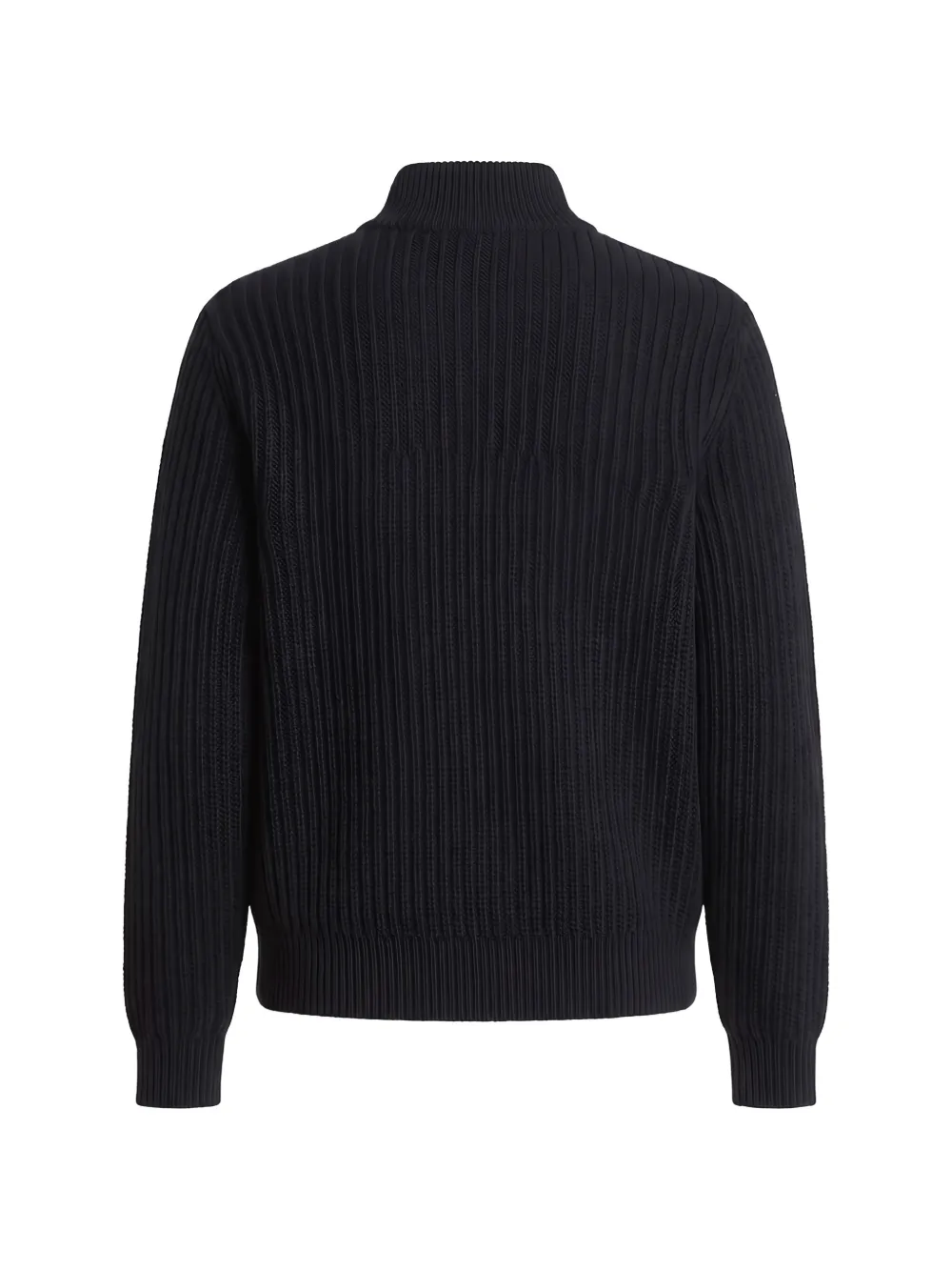 Peserico Ribgebreid vest Blauw