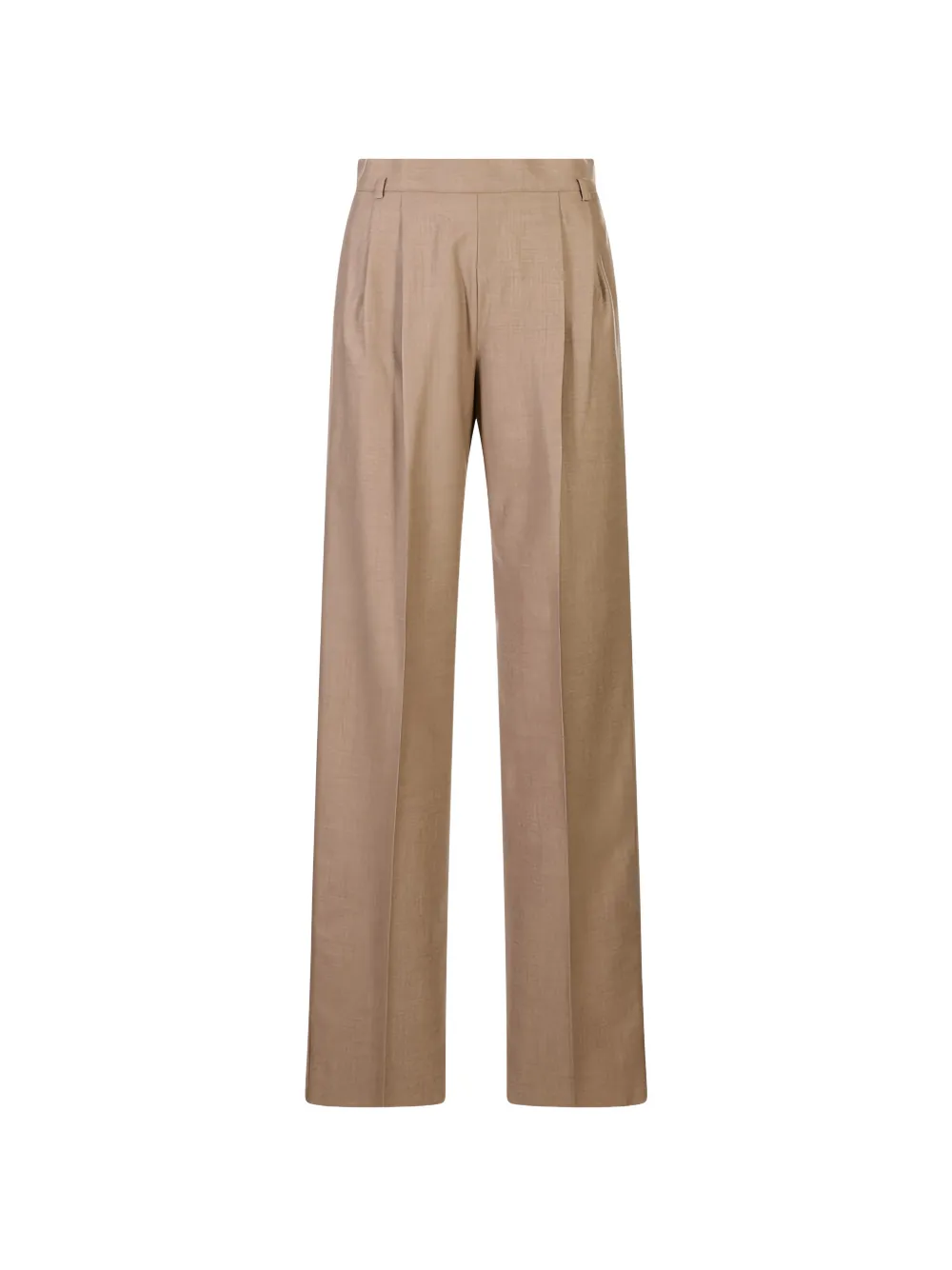 Max Mara Pantaloni con pieghe - Marrone