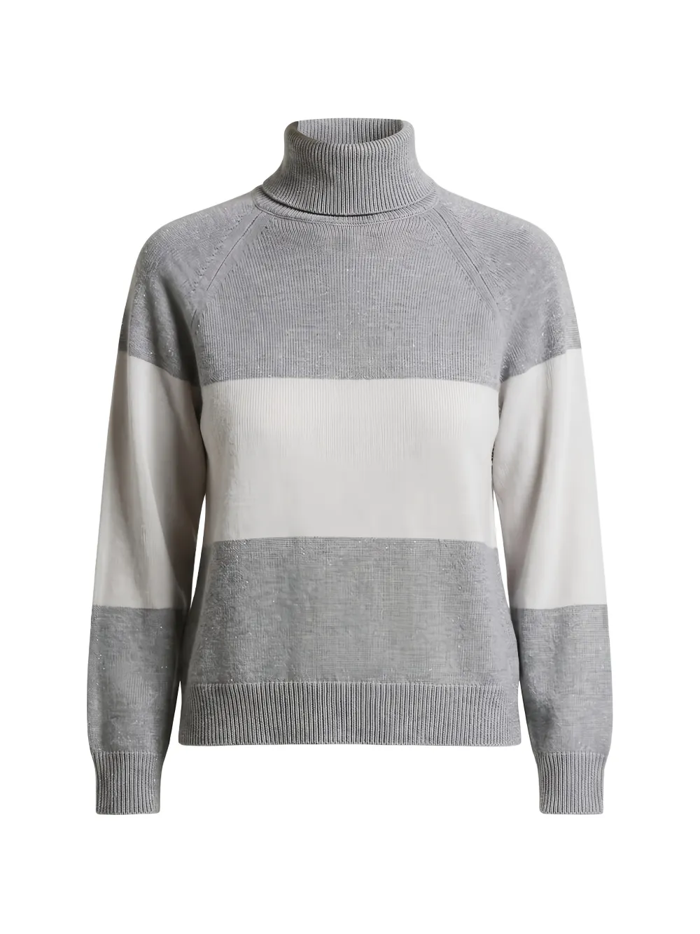 Peserico striped roll-neck sweater