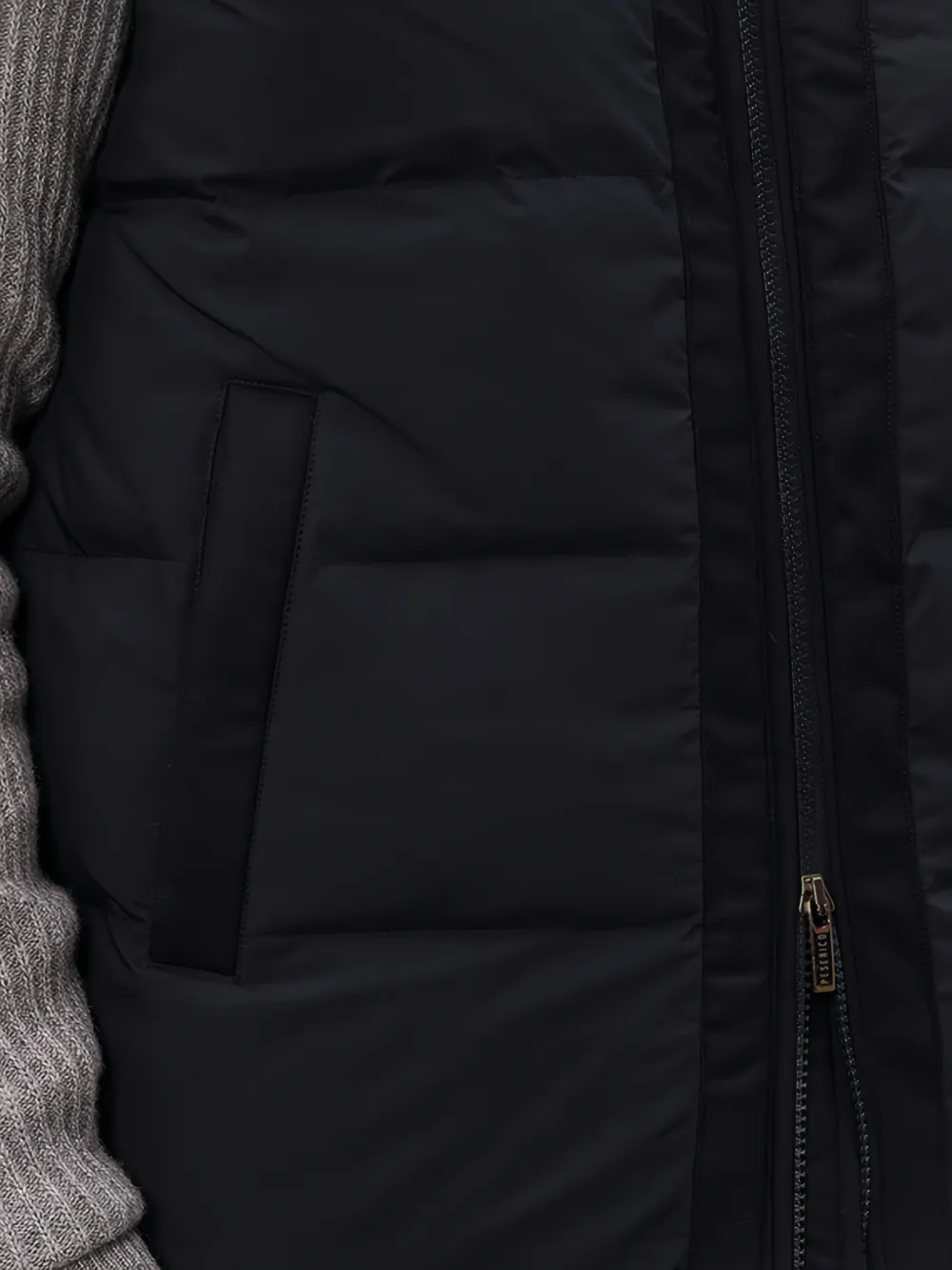 Peserico Bodywarmer met capuchon Zwart