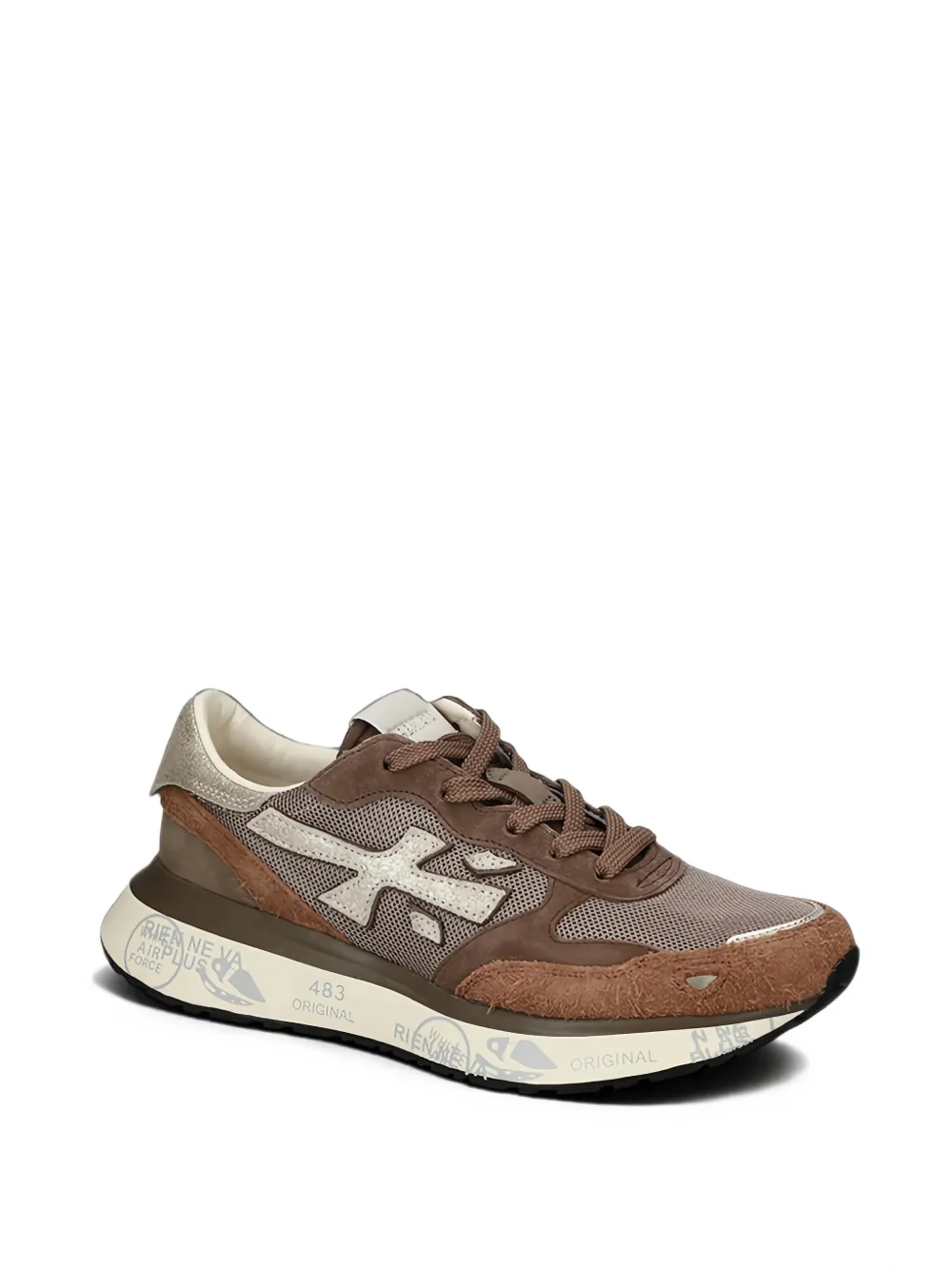Premiata Lauryn 8549 logo-patch sneakers Bruin