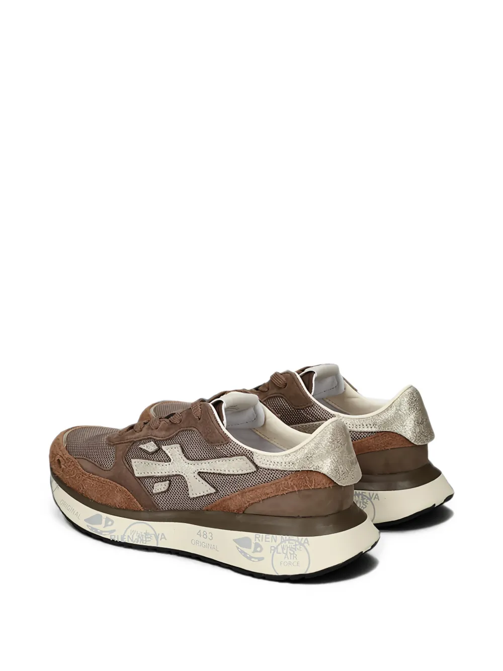 Premiata Lauryn 8549 logo-patch sneakers Bruin
